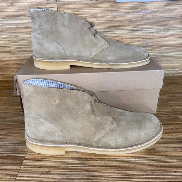 clarks desert boot oakwood suede